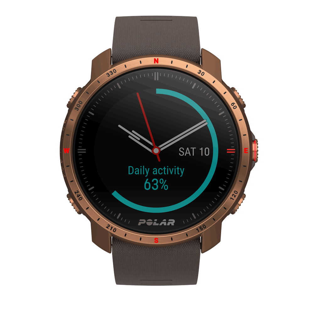 Заказать Часы для спорта на открытом воздухе POLAR Grit X Pro, медный/коричневый