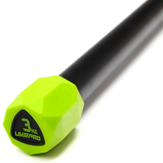 Заказать Гимнастическая палка LIVEPRO Weighted Bar, 3 кг (зеленый/черный)