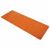  Коврик для йоги INEX PU Yoga Mat laser pattern, оранжевый