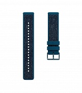 Комбинированный браслет 20 мм POLAR WRIST BAND FKM/PET BLU M, Ignite, Ignite 2, Unite