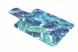 Коврик для реформера INEX Pilates Reformer PU Mat, Tropical Palm Leaf 66